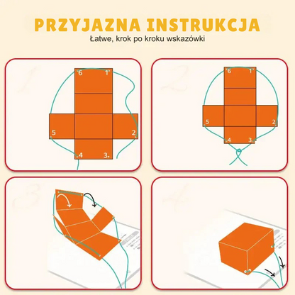 Interaktywny podręcznik geometrii dla dzieci – składanie figur 3D