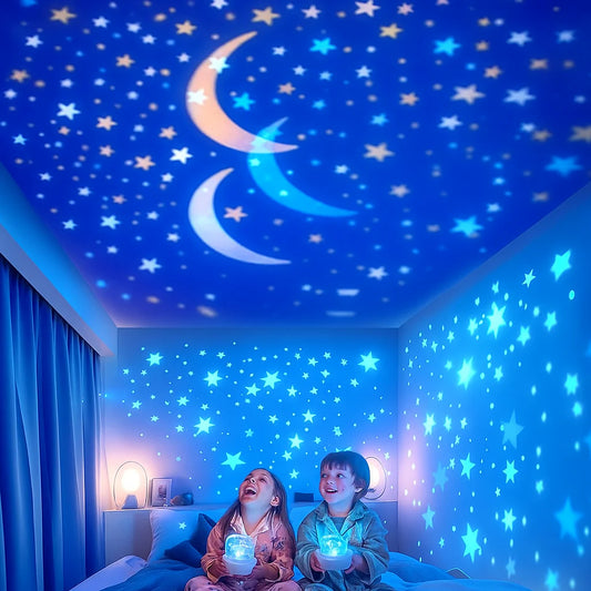2w1 Lampka nocna i projektor gwiazd dla dzieci