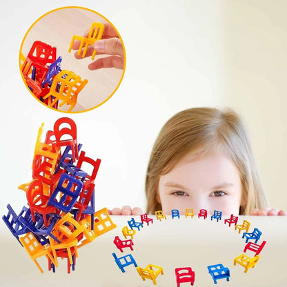 Montessori Gra w Układanie Krzesełek
