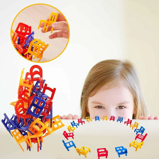 Montessori Gra w Układanie Krzesełek