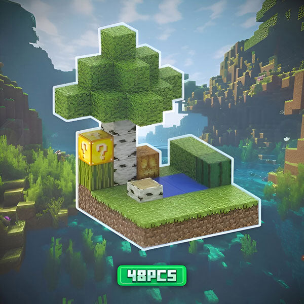 Magnetyczne kostki minicraft (48 szt.)