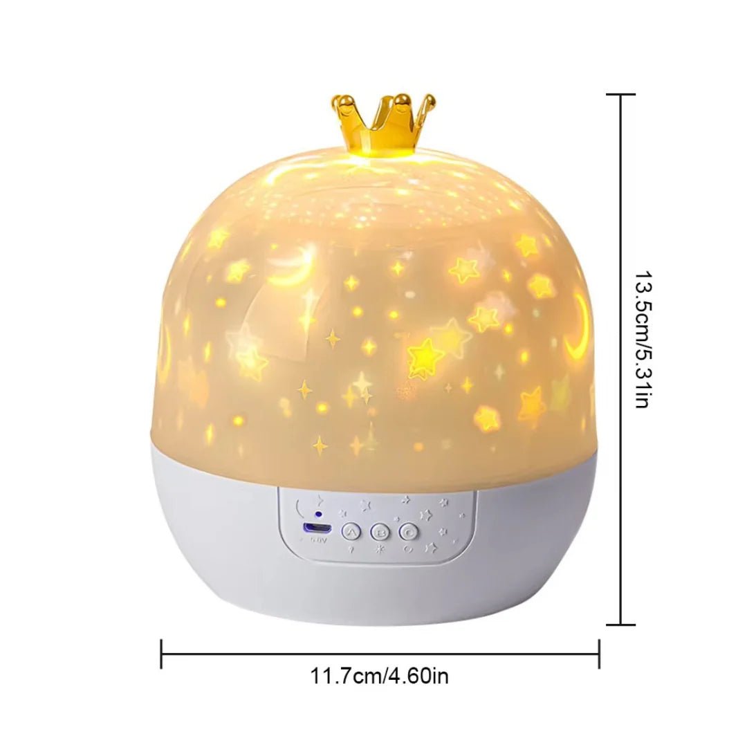 2w1 Lampka nocna i projektor gwiazd dla dzieci