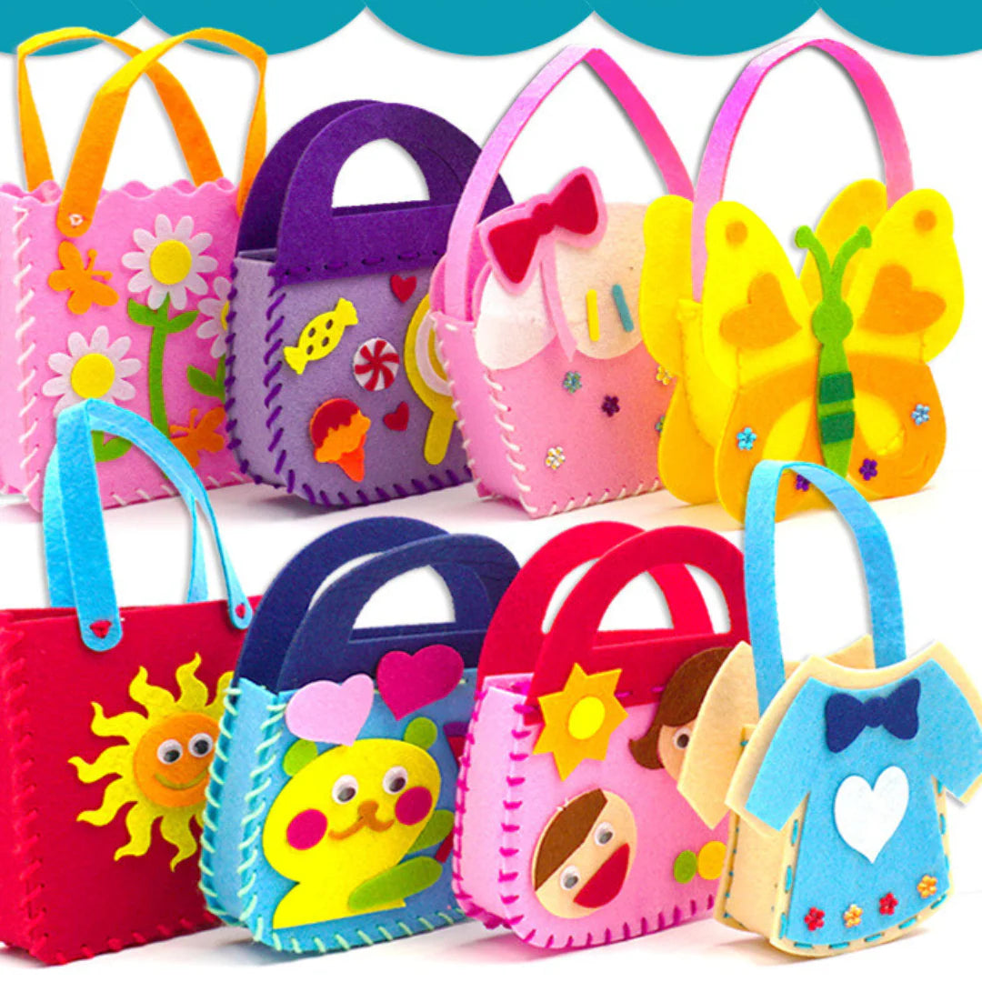 Zestaw Kreatywny do Szycia Torebek z Filcu