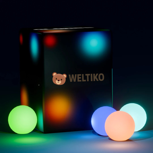Świecące kule zabawy