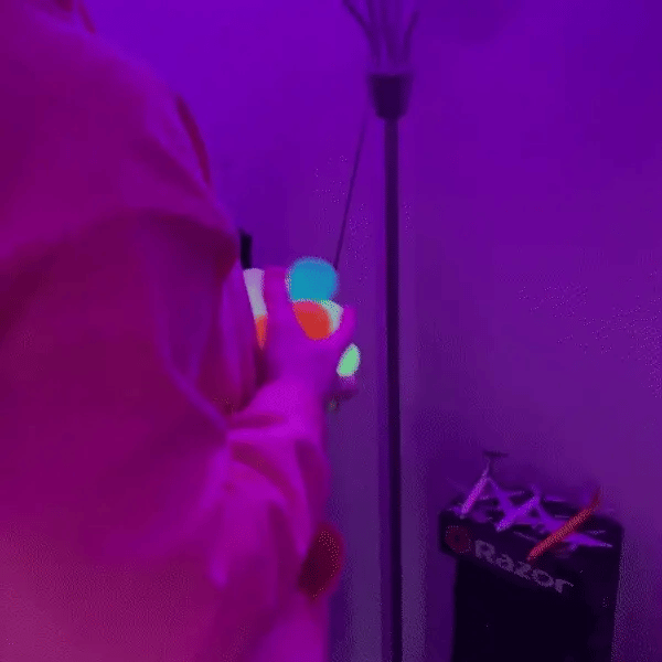 Świecące kule zabawy